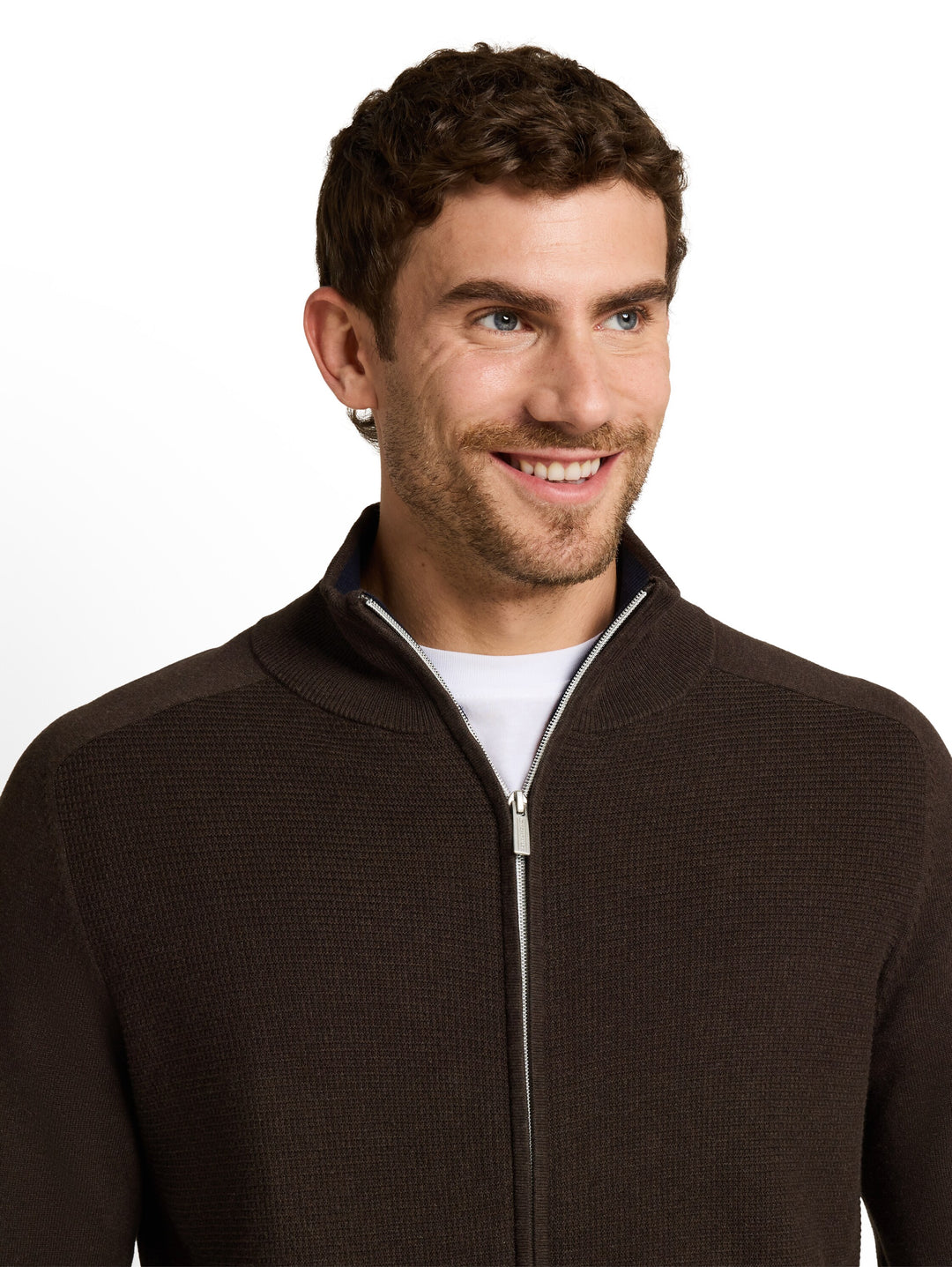 BASIC ZIP JACKET KNIT