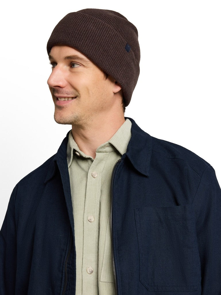 COTTON CASHMERE BEANIE KNIT