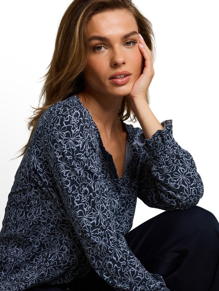 T-SHIRT BLOUSE ALLOVERPRINT