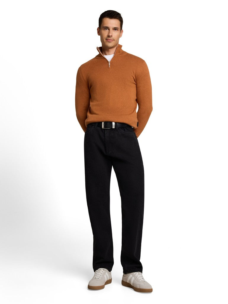 COTTON CASHMERE TROYER KNIT