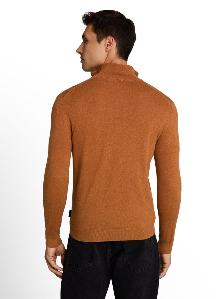 COTTON CASHMERE TROYER KNIT