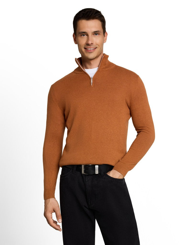 COTTON CASHMERE TROYER KNIT
