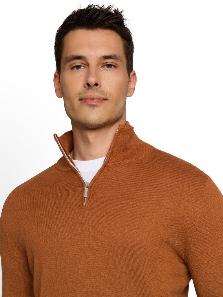 COTTON CASHMERE TROYER KNIT