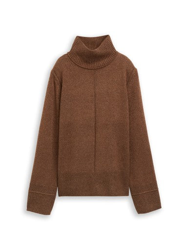 KNIT COSY MOCKNECK SWEATER