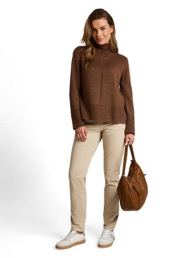 KNIT COSY MOCKNECK SWEATER