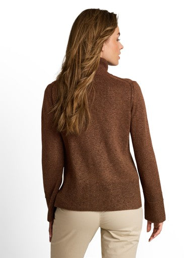 KNIT COSY MOCKNECK SWEATER
