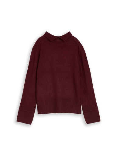 KNIT COSY MOCKNECK SWEATER