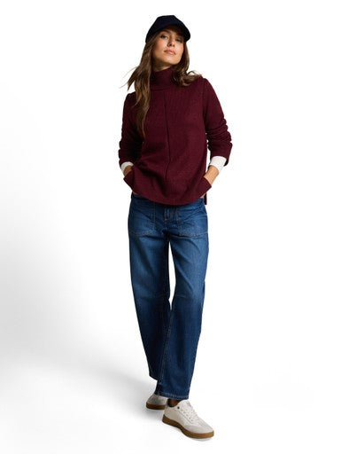 KNIT COSY MOCKNECK SWEATER