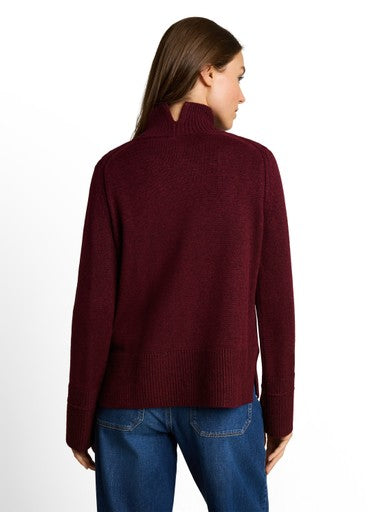 KNIT COSY MOCKNECK SWEATER