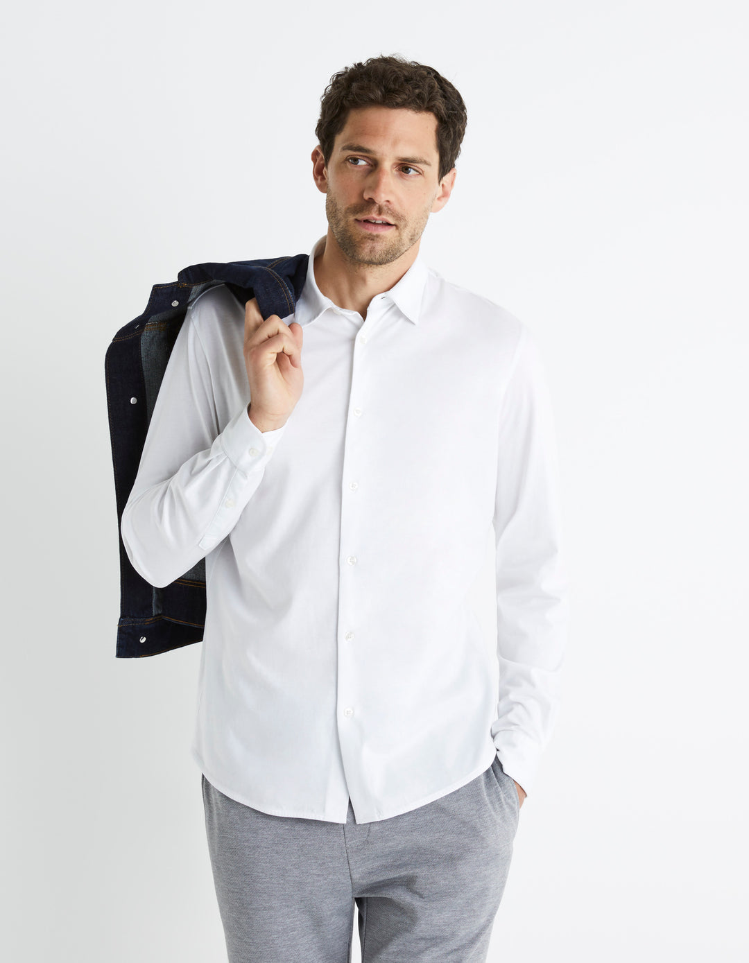 Modern fit shirt 100% cotton