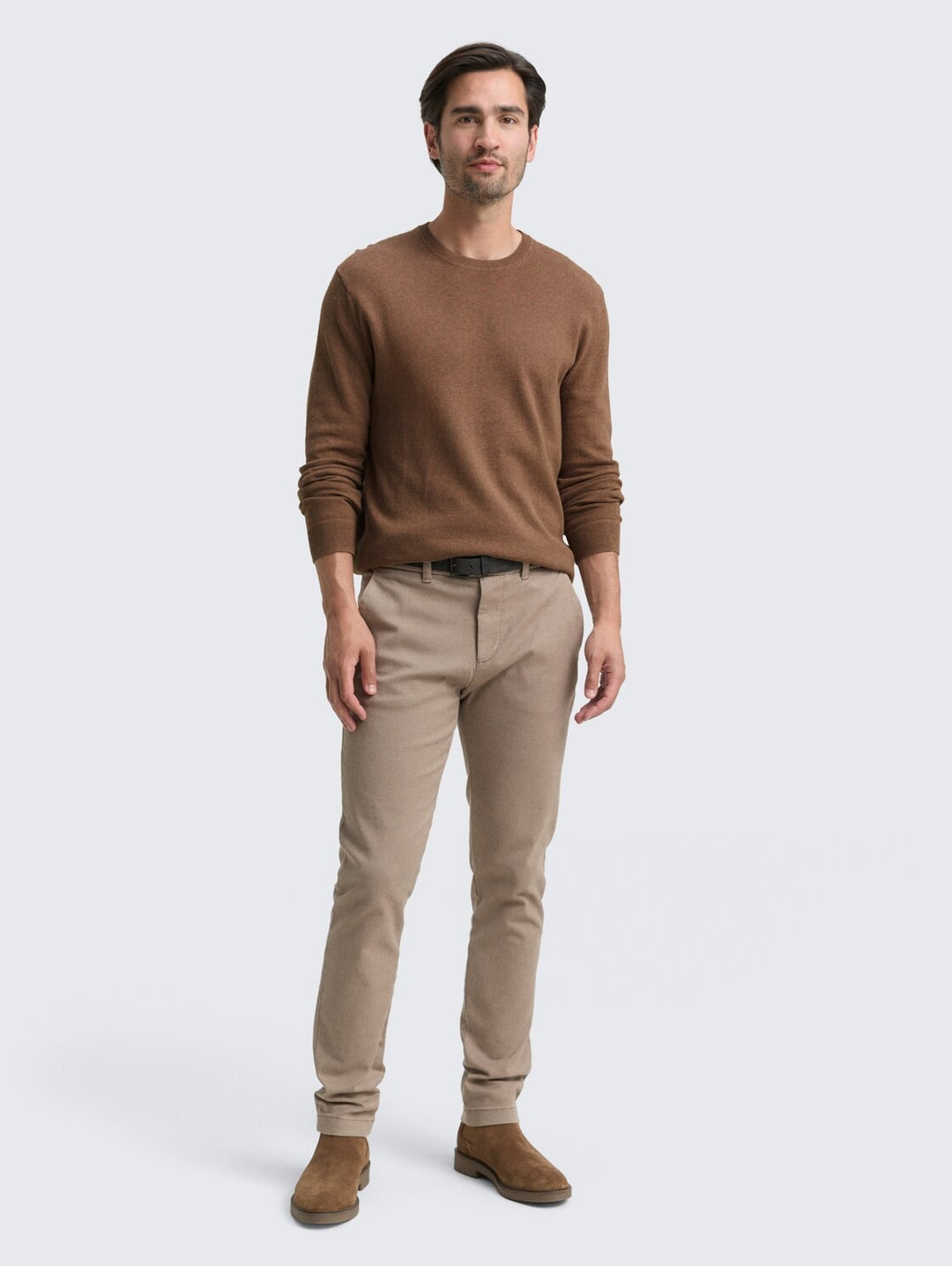 COTTON CASHMERE CREWNECK KNIT