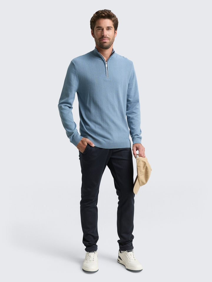 KNITTED HERRINGBONE TROYER