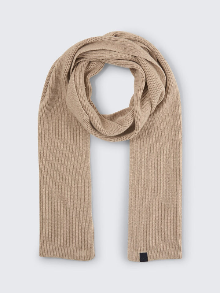 COSY KNITTED WOOL BLEND SCARF