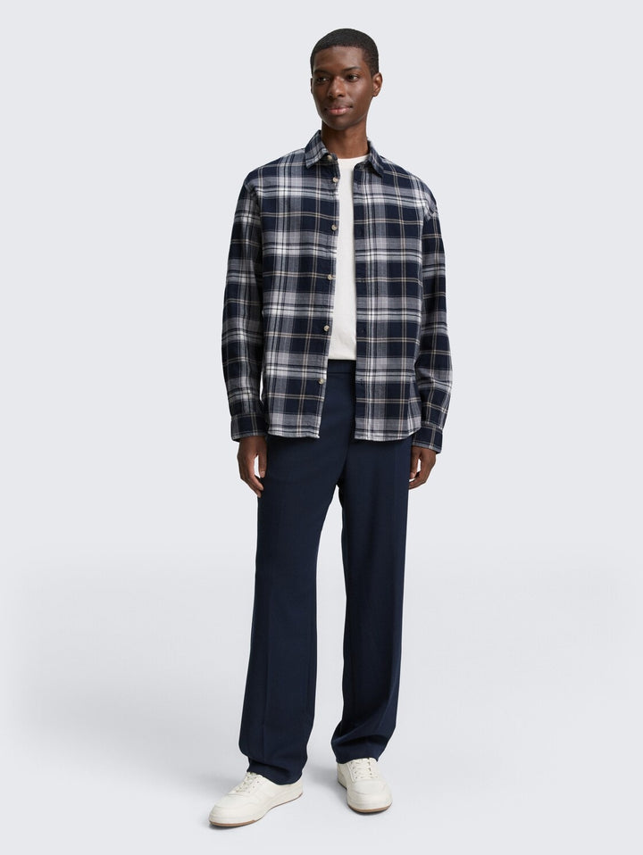 RELAXED CHECKED SHIRT