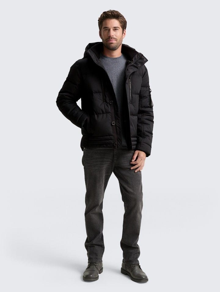 PUFFER JACKET WITH HOOD