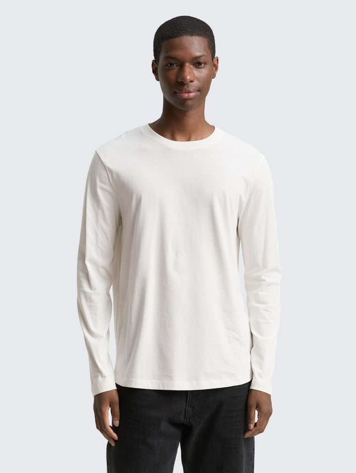 SOLID ROUNDED HEM LONGSLEEVE