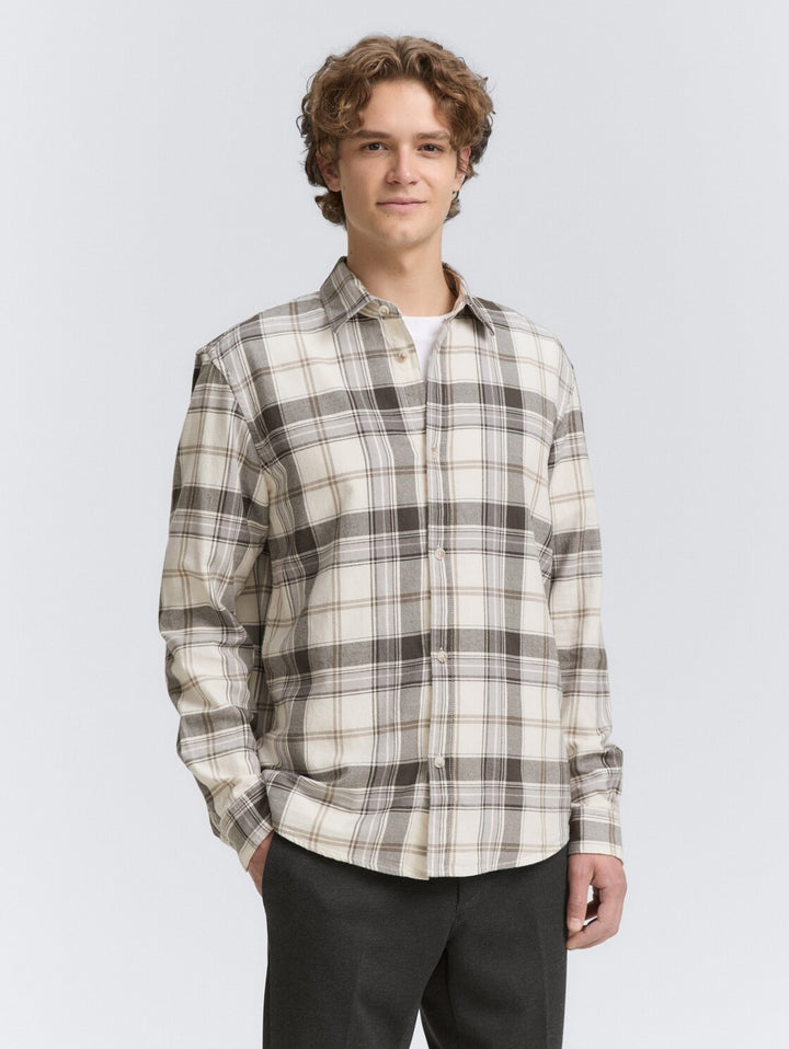 RELAXED CHECKED SHIRT