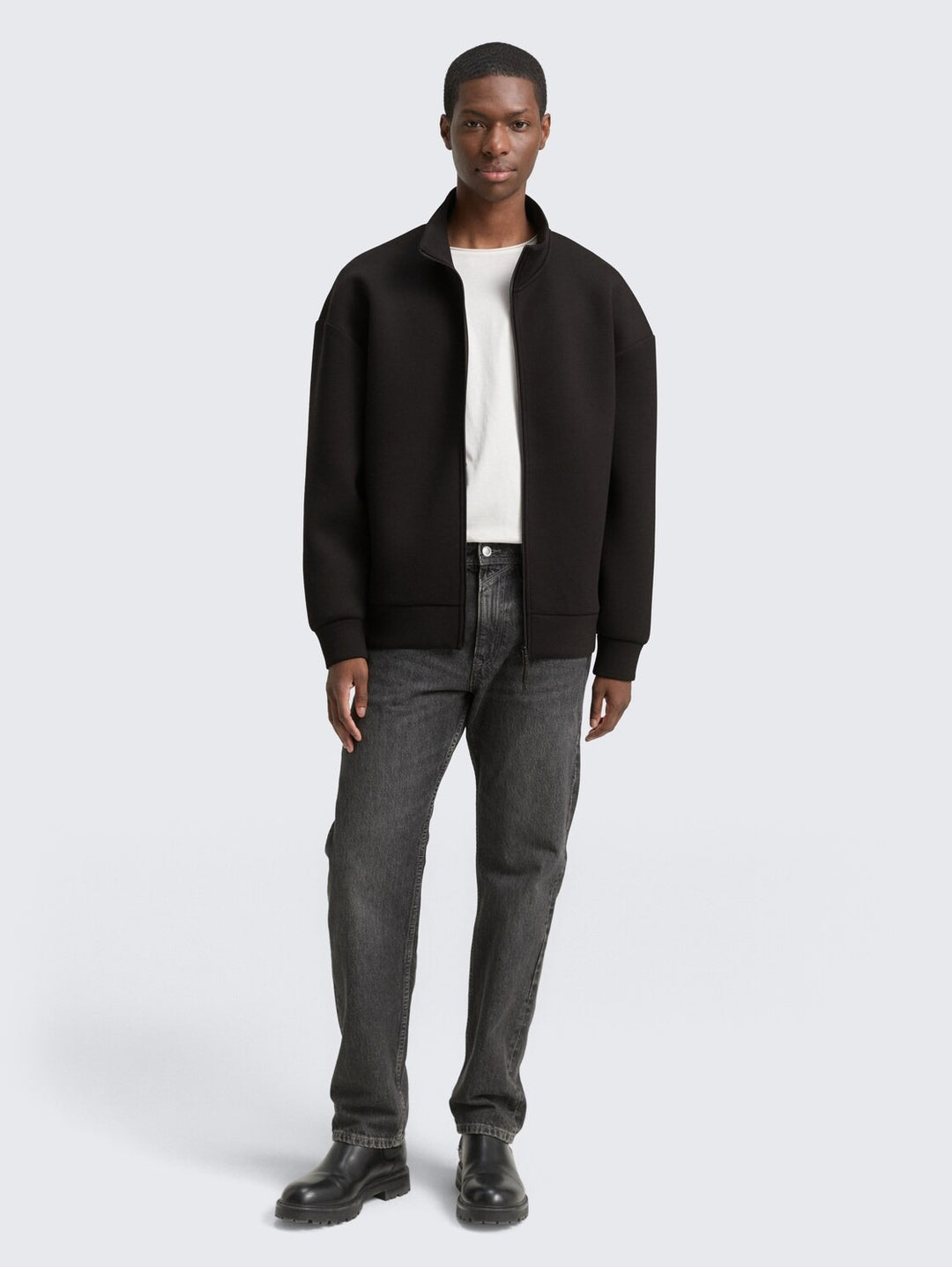 RELAXED SCUBA STAND UP COLLAR JACKET