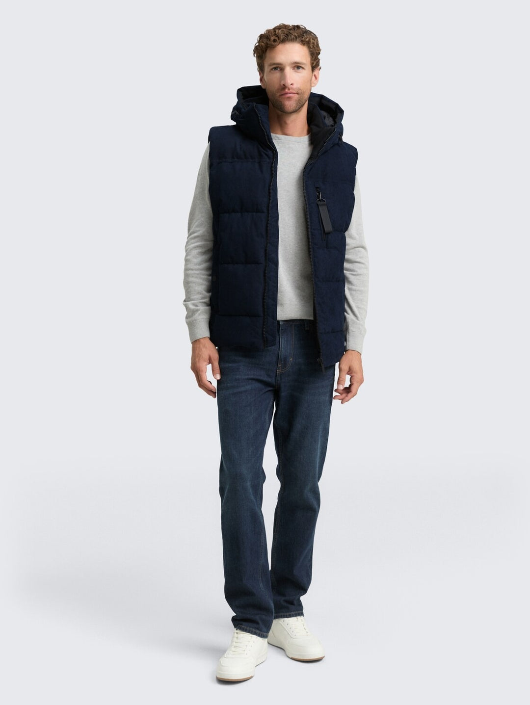 PUFFER VEST WITH HOOD