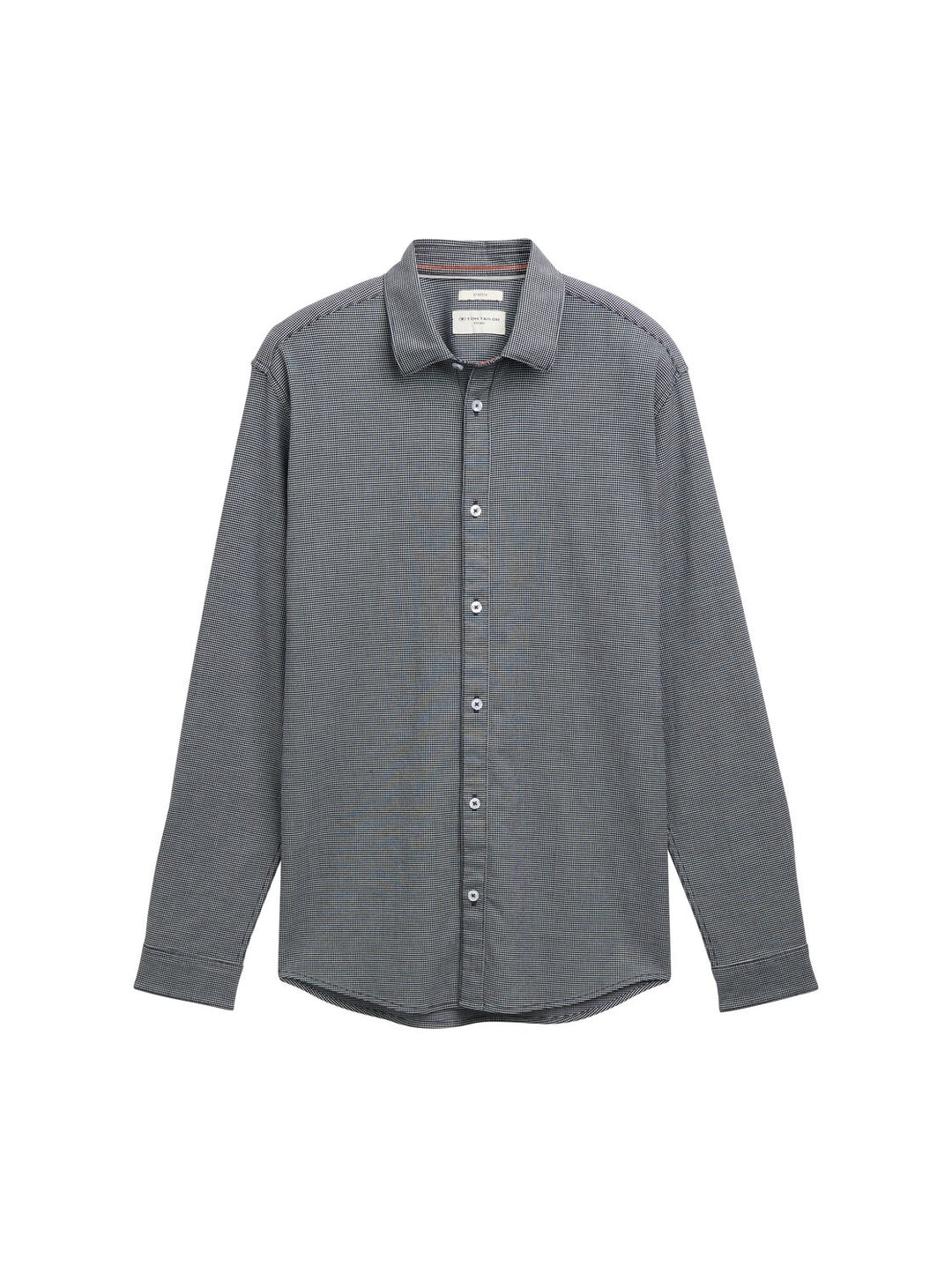 FITTED STRUCTURED STRETCH SHIRT