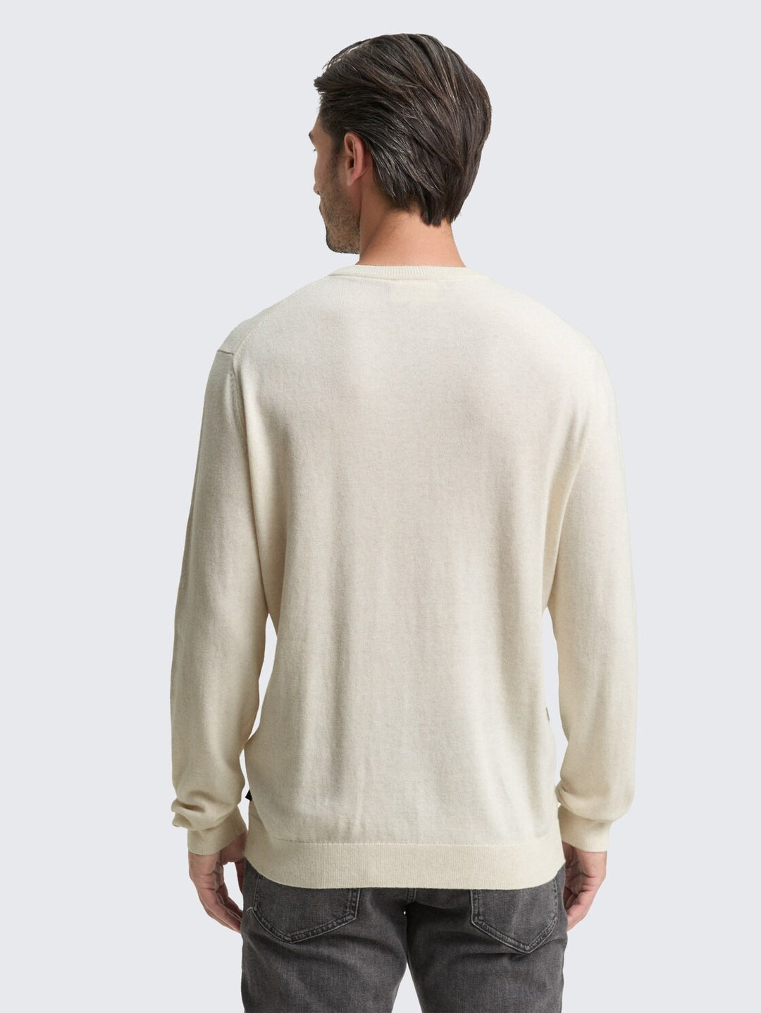 COTTON CASHMERE CREWNECK KNIT