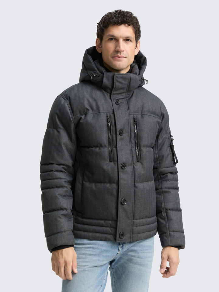 PUFFER JACKET WITH HOOD