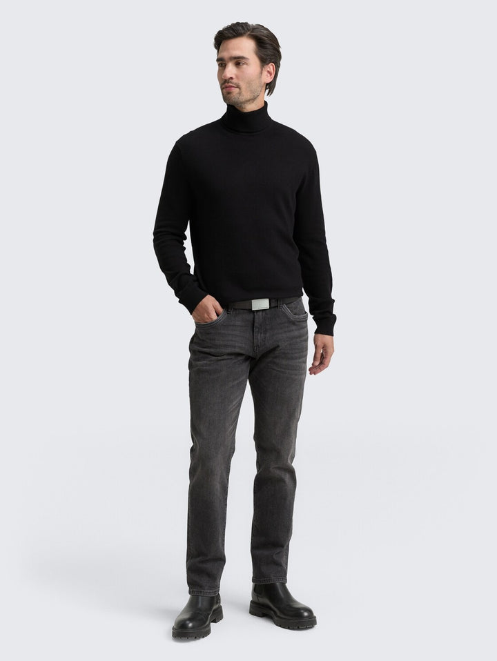 COTTON CASHMERE TURTLENECK KNIT
