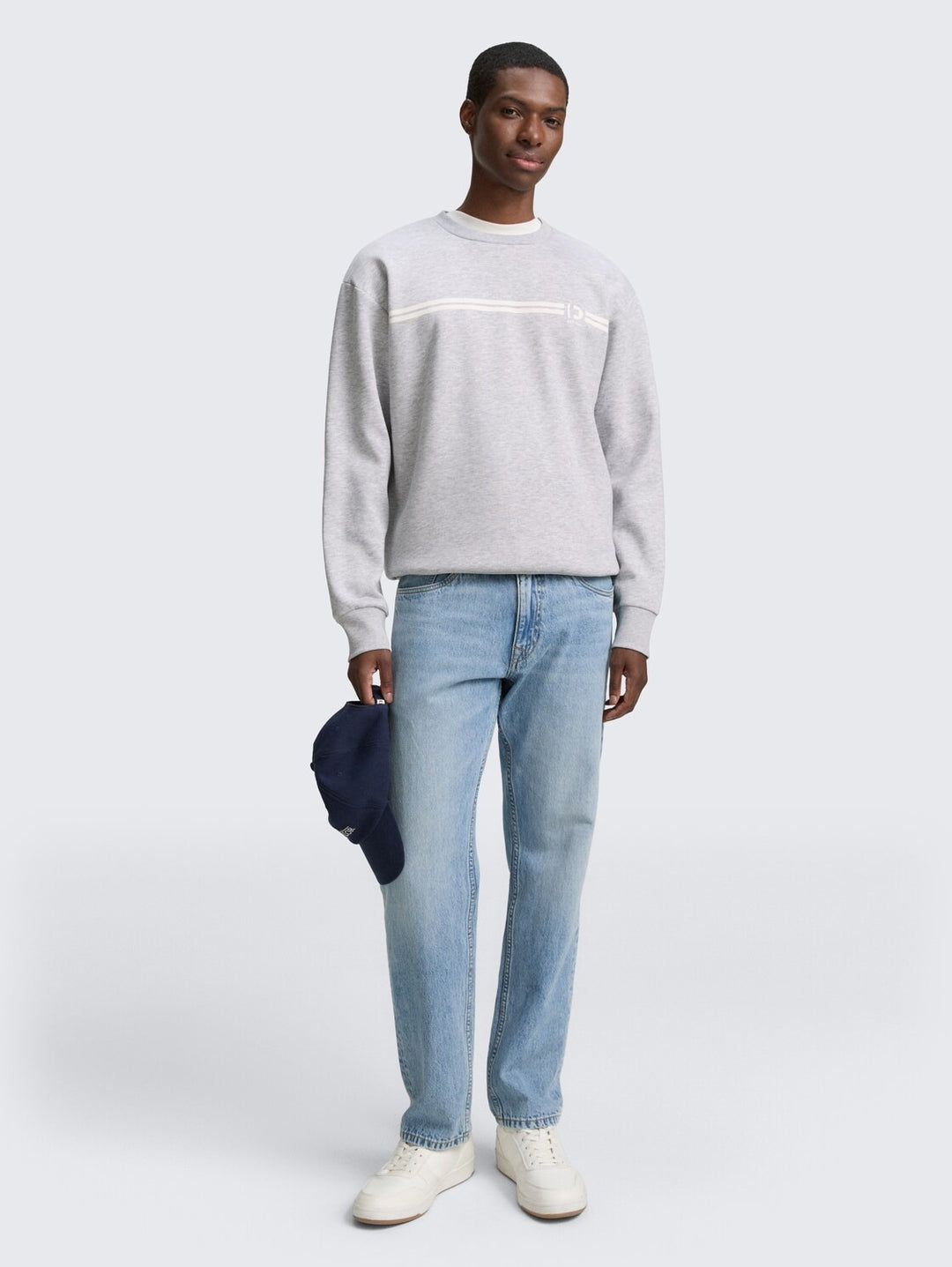 PRINTED CREWNECK SWEATER