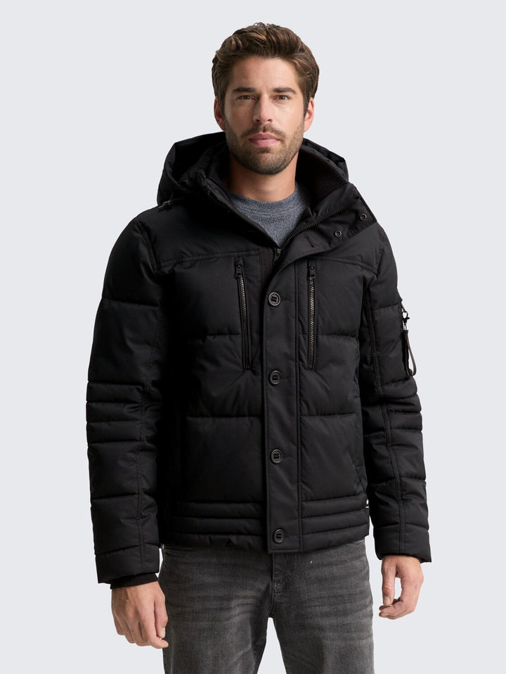 PUFFER JACKET WITH HOOD