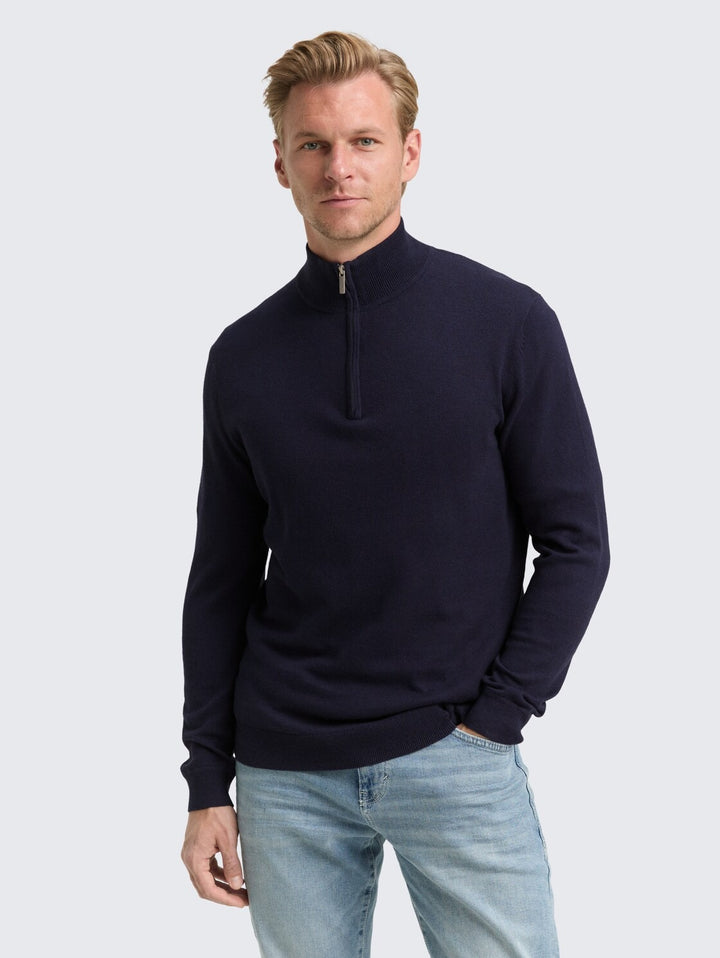 COTTON CASHMERE KNITTED TROYER