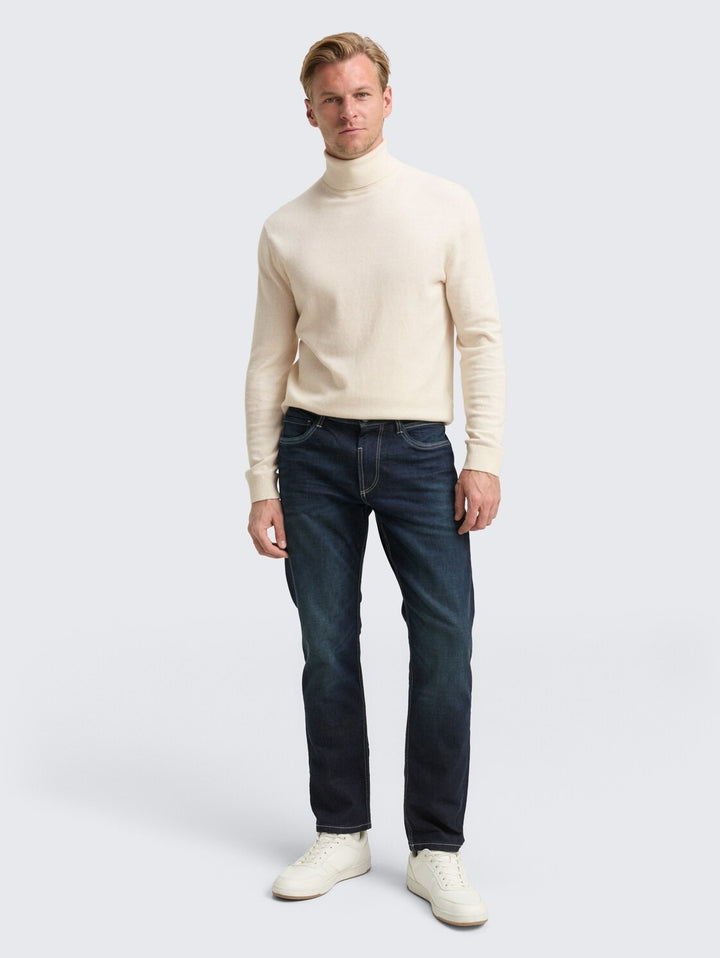 COTTON CASHMERE TURTLENECK KNIT