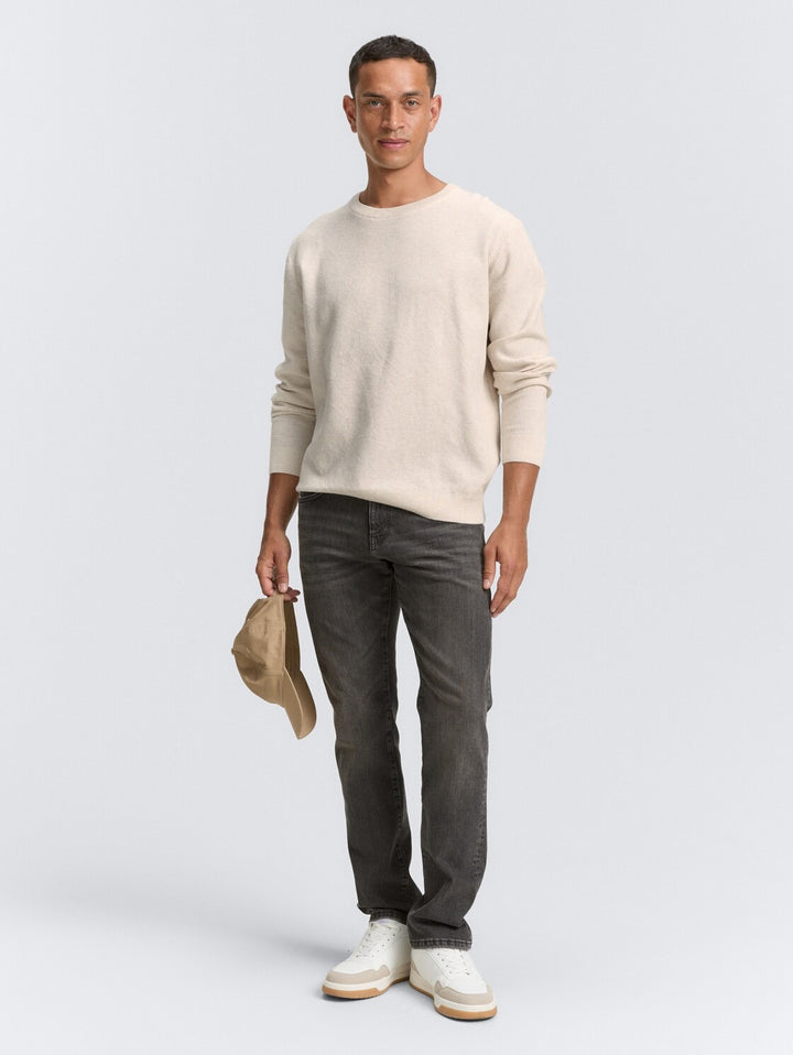 STRUCTURED CREWNECK KNIT