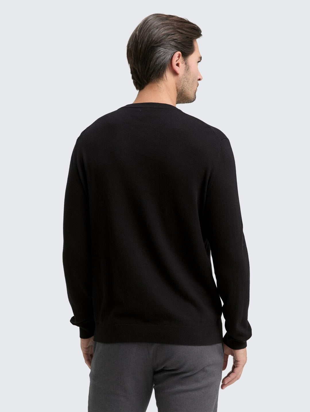 COTTON CASHMERE CREWNECK KNIT