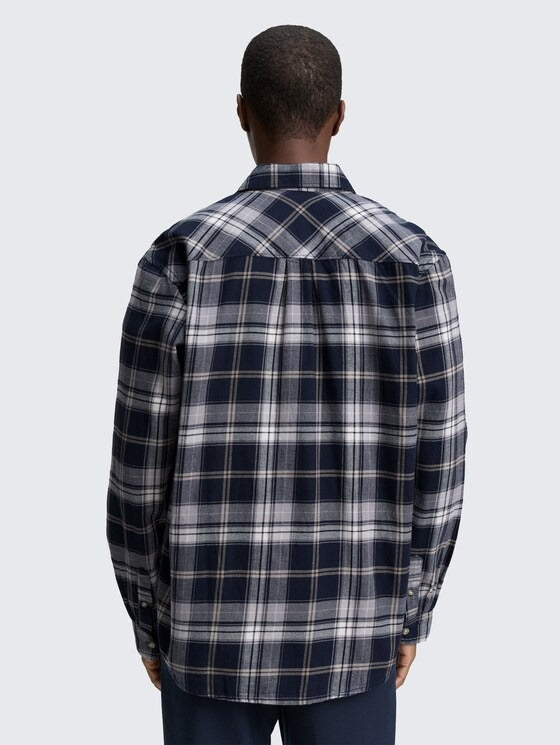 RELAXED CHECKED SHIRT