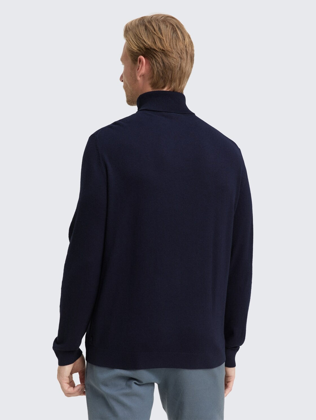 COTTON CASHMERE TURTLENECK KNIT