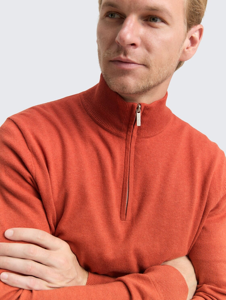 COTTON CASHMERE KNITTED TROYER