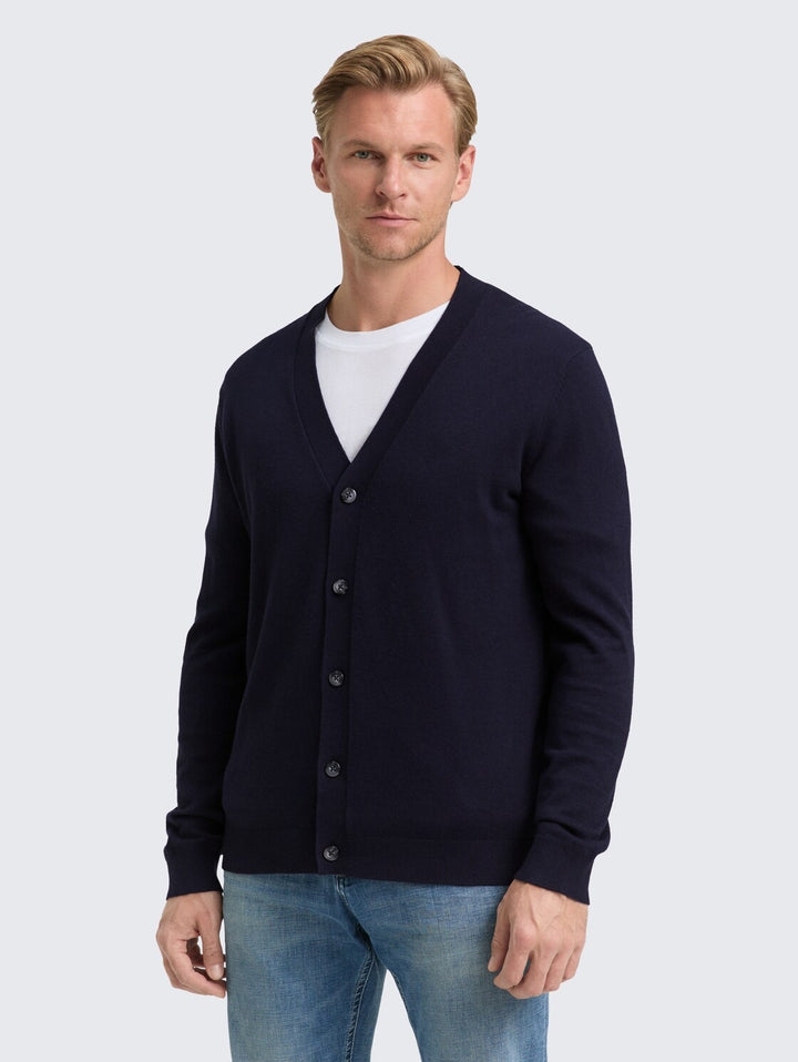 COTTON CASHMERE CARDIGAN
