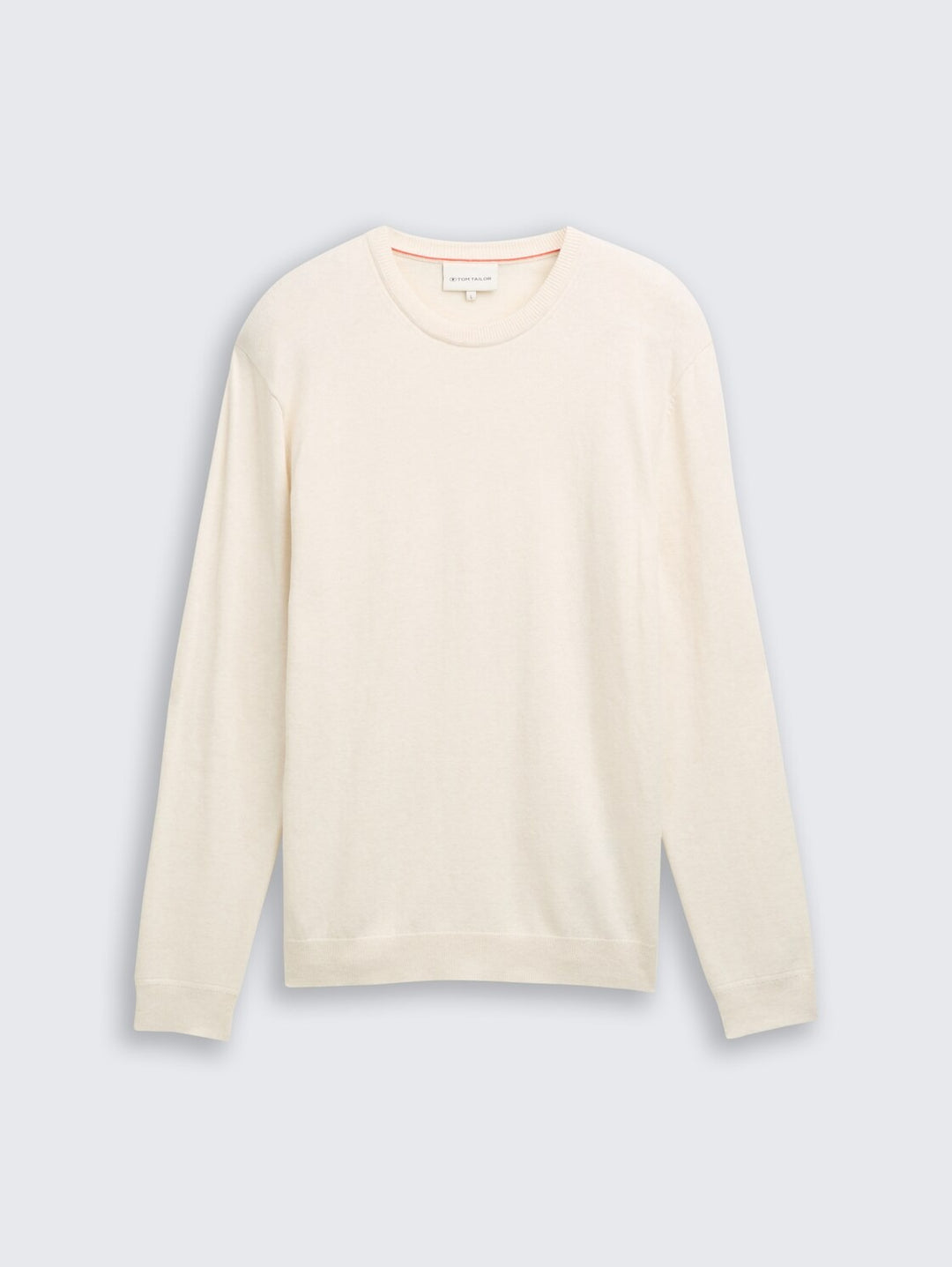 COTTON CASHMERE CREWNECK KNIT