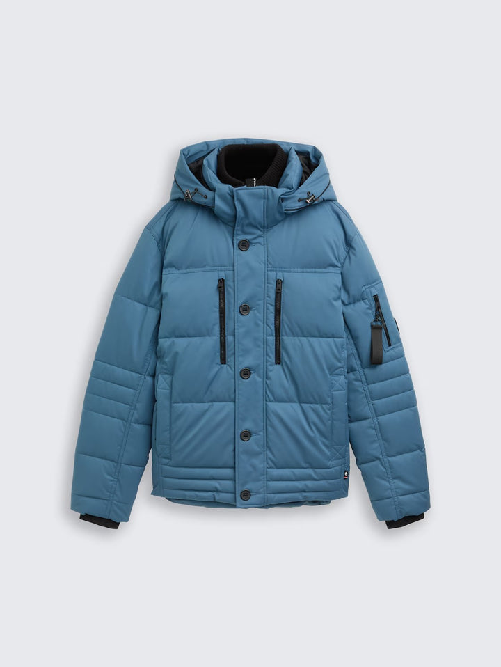 PUFFER JACKET WITH HOOD