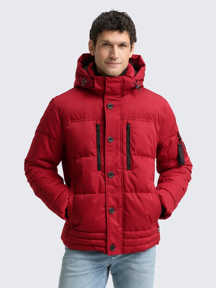 PUFFER JACKET WITH HOOD