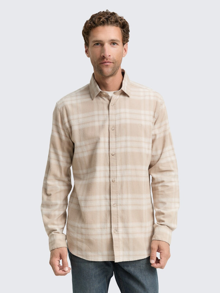 TONAL CHECK SHIRT