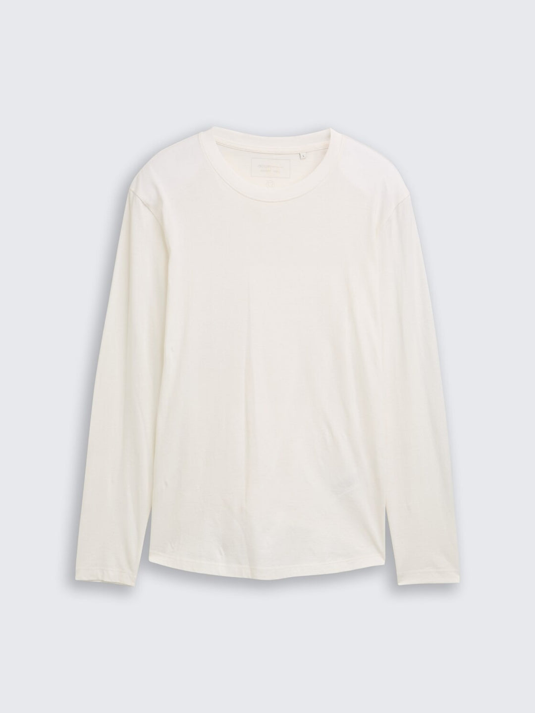 SOLID ROUNDED HEM LONGSLEEVE