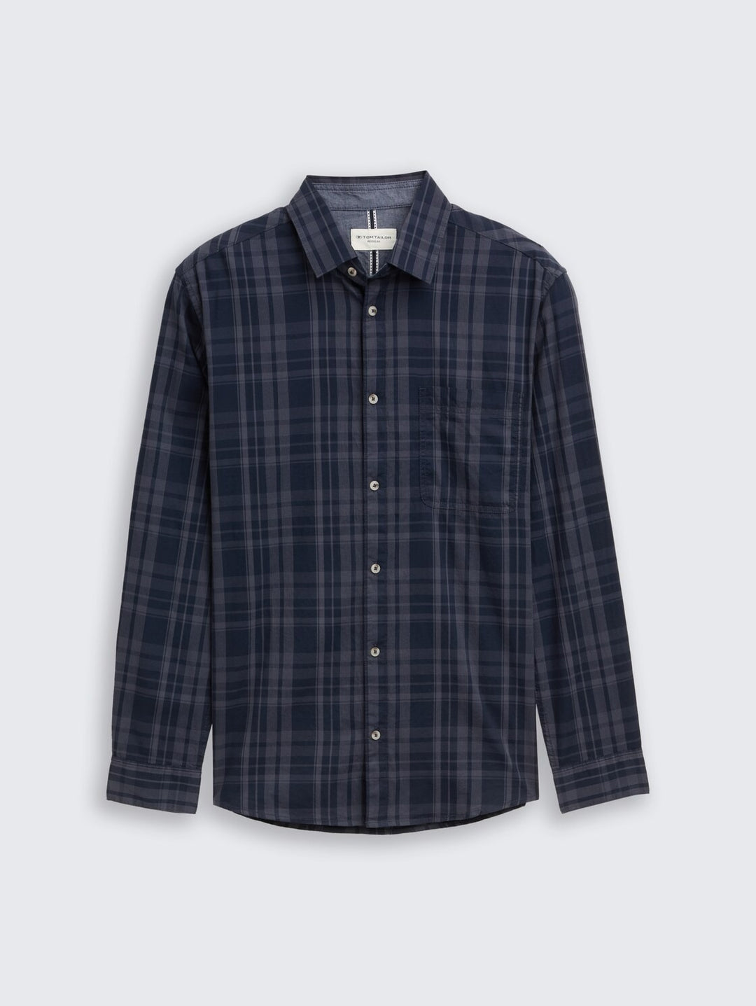 TONAL CHECK OXFORD SHIRT