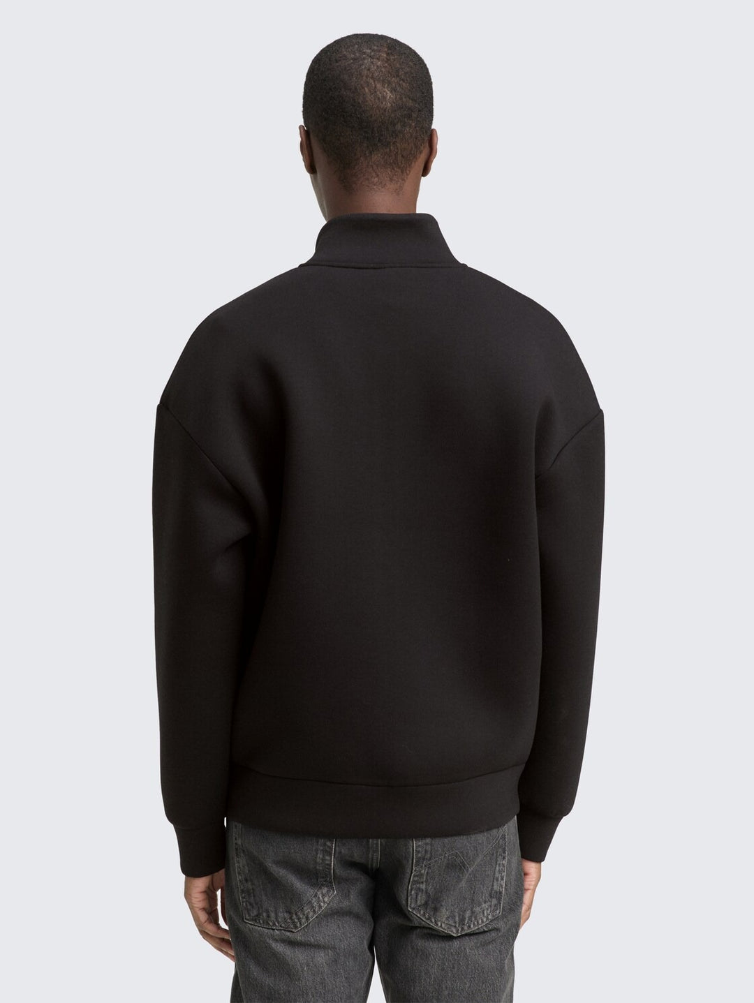 RELAXED SCUBA STAND UP COLLAR JACKET