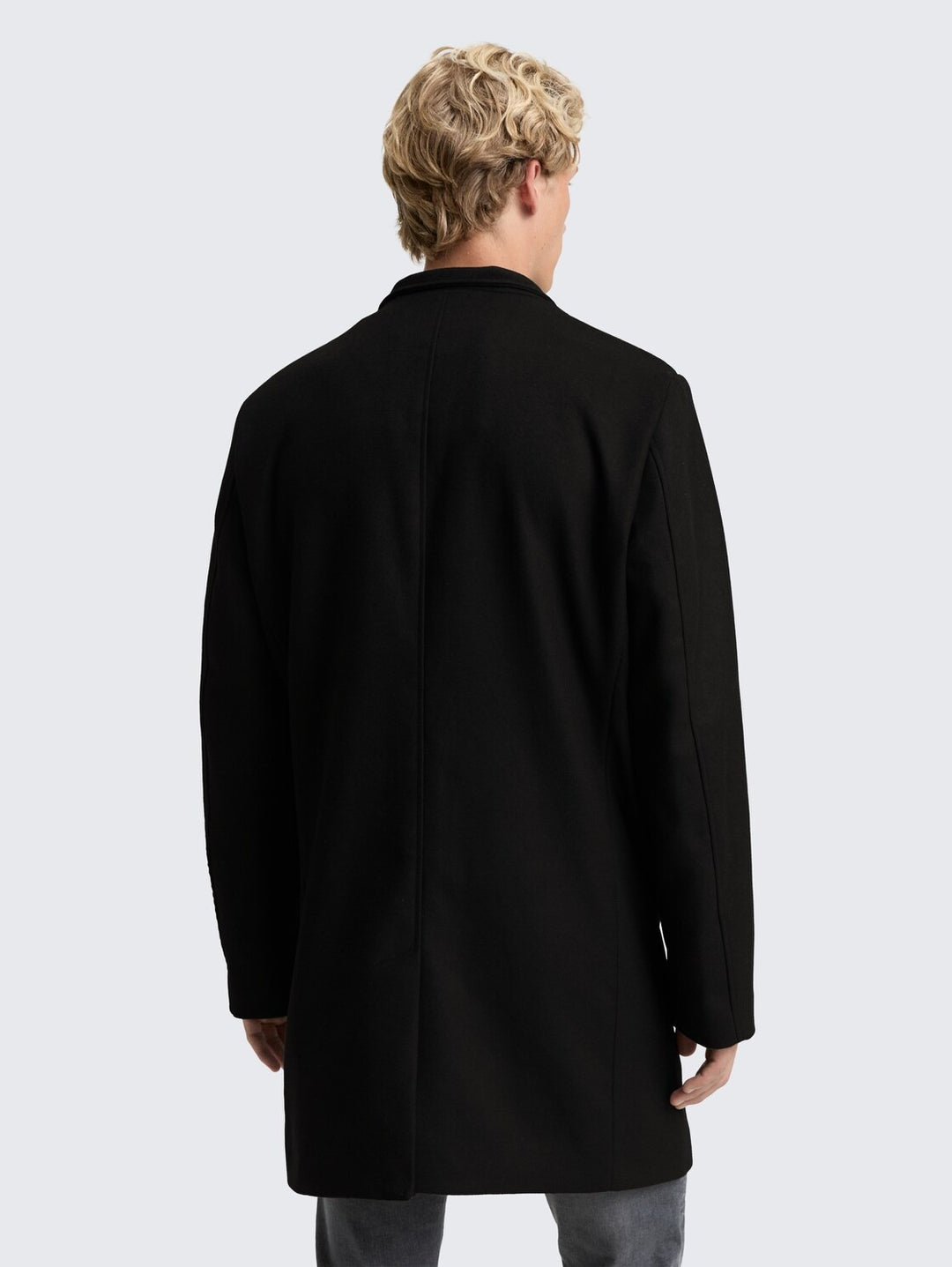 BASIC WOOL OPTIC COAT