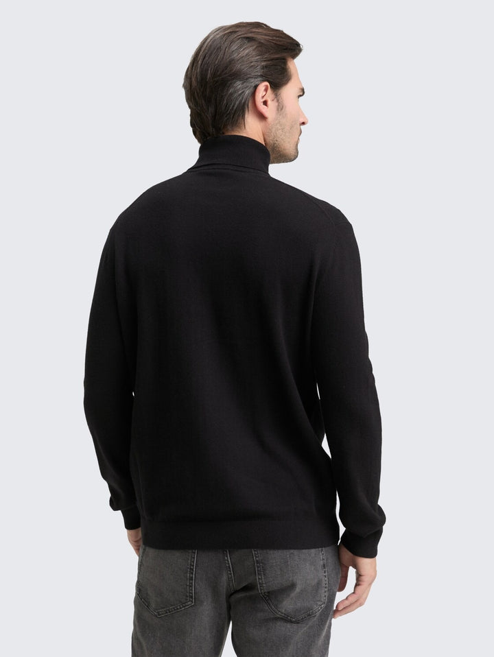 COTTON CASHMERE TURTLENECK KNIT