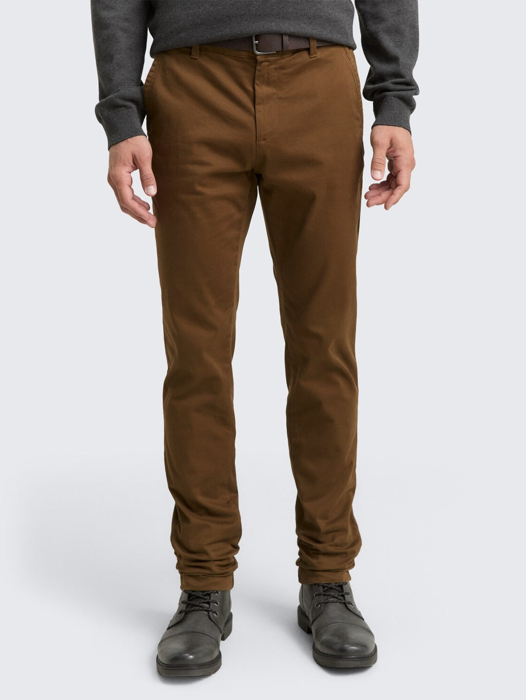 SLIM SOFT CHINO WITH BELT