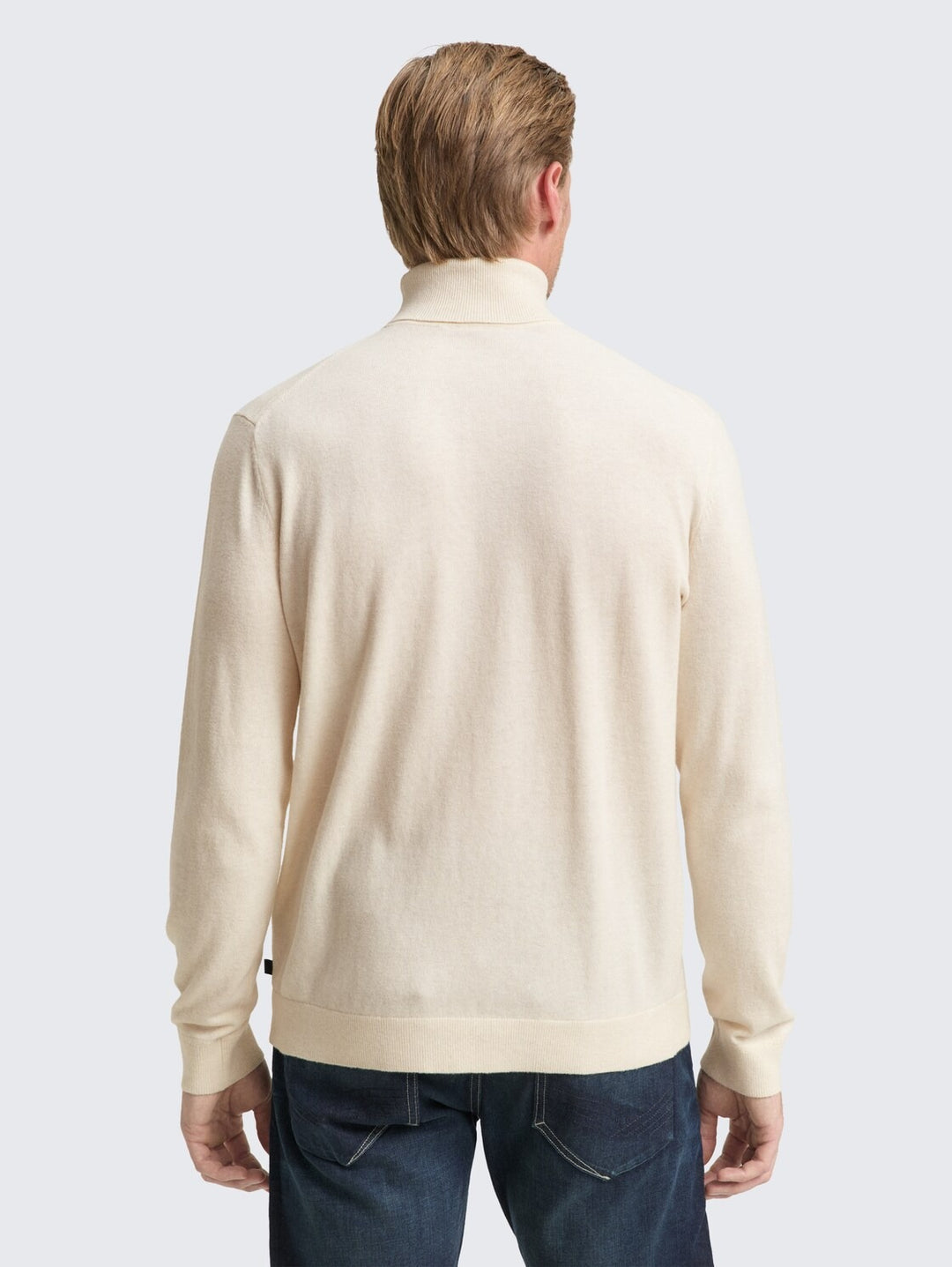 COTTON CASHMERE TURTLENECK KNIT