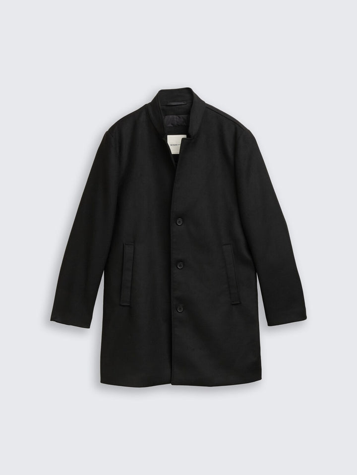BASIC WOOL OPTIC COAT