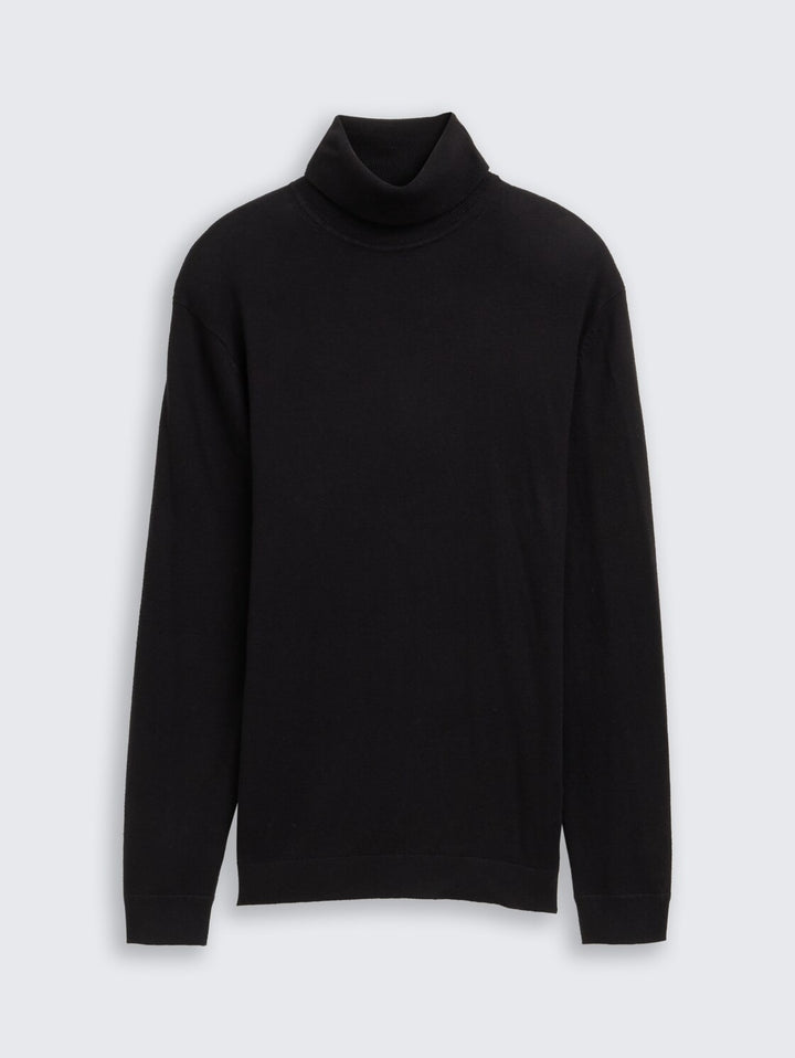 COTTON CASHMERE TURTLENECK KNIT